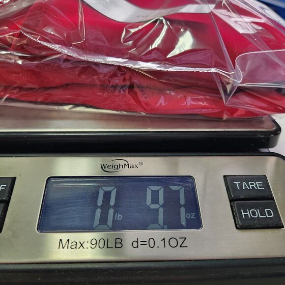 Chicos Womens Bell Sleeve Blouse Size M Scoop Neck Red Ruffle Career NWT - Picture 12 of 12